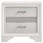 Miranda 2-drawer Nightstand White