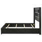 Blacktoft Wood Queen Panel Bed Black