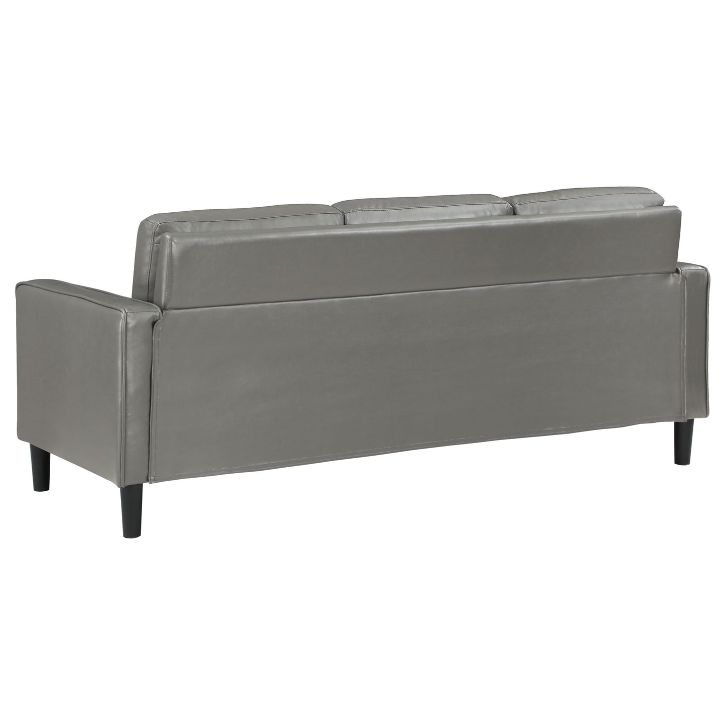 Ruth 3-piece Upholstered Track Arm Sofa Set Grey