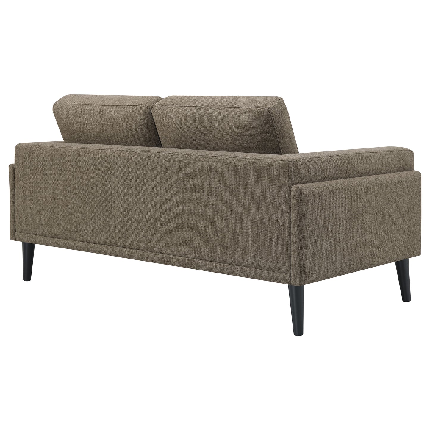 Rilynn Upholstered Track Arm Loveseat Brown