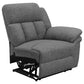 Bahrain 5-piece Upholstered Home Theater Seating Charcoal