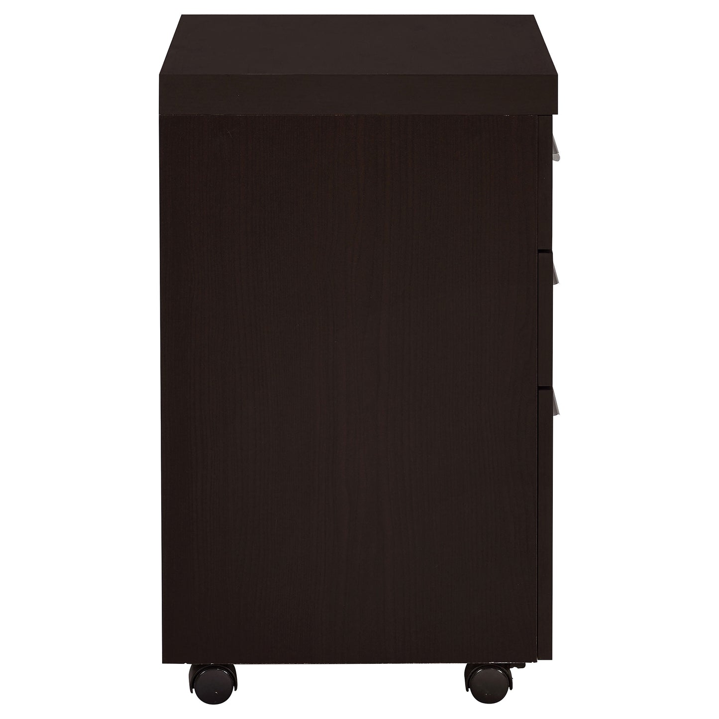 Skeena 3-drawer Mobile Office Storage Cabinet Cappuccino