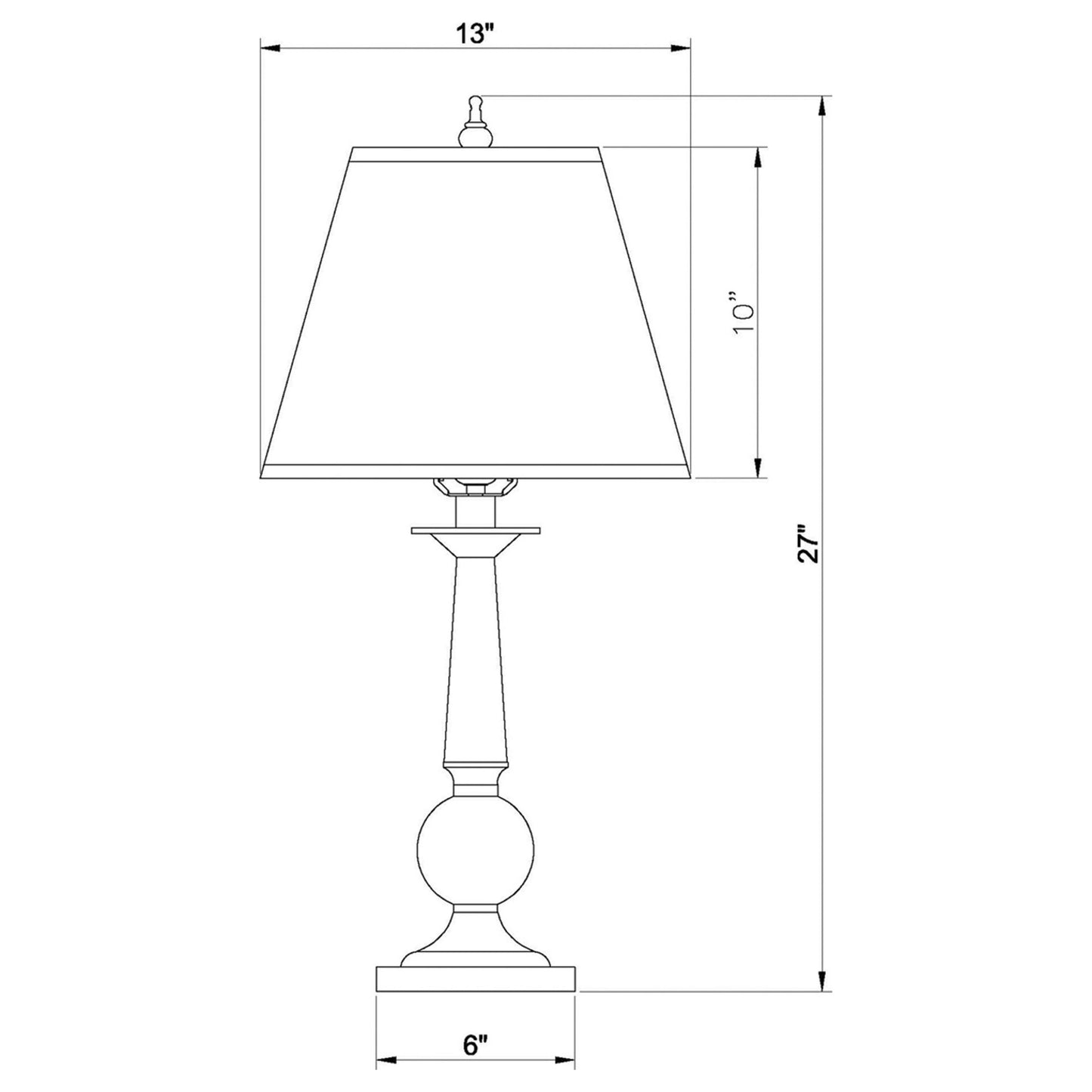 Ochanko 27-inch Empire Shade Table Lamp Bronze (Set of 2)