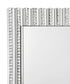 Aideen 32 x 47 Inch Acrylic Crystal Wall Mirror Silver